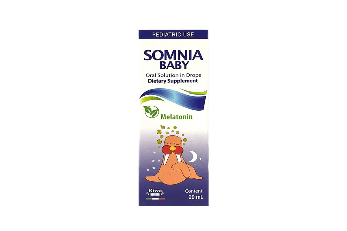 RIWA SOMNIA BABY ORAL SOLUTION MELATONIN IN DROPS 20 ML - Life Care Apotek