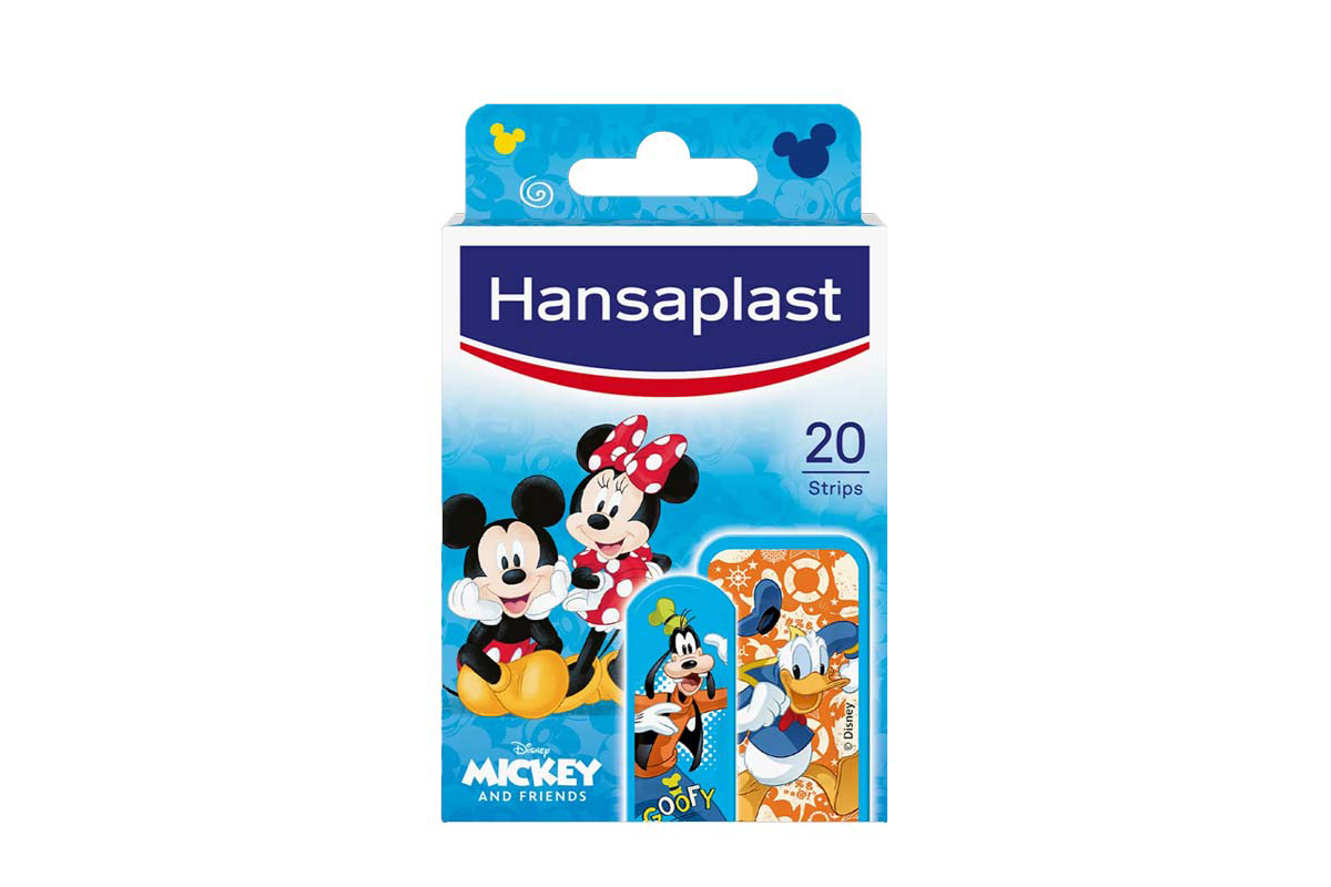 HANSAPLAST MICKEY AND FRIENDS 20 STRIPS - Life Care Apotek