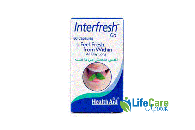 HEALTHAID INTERFRESH GO 60 CAPSULES - Life Care Apotek