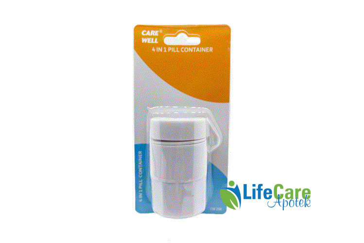CARE WELL 4 IN 1 PILL CONTAINER - Life Care Apotek