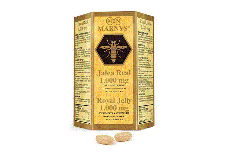 MARNYS ROYAL JELLY 1000 MG 90 CAPSULES - Life Care Apotek