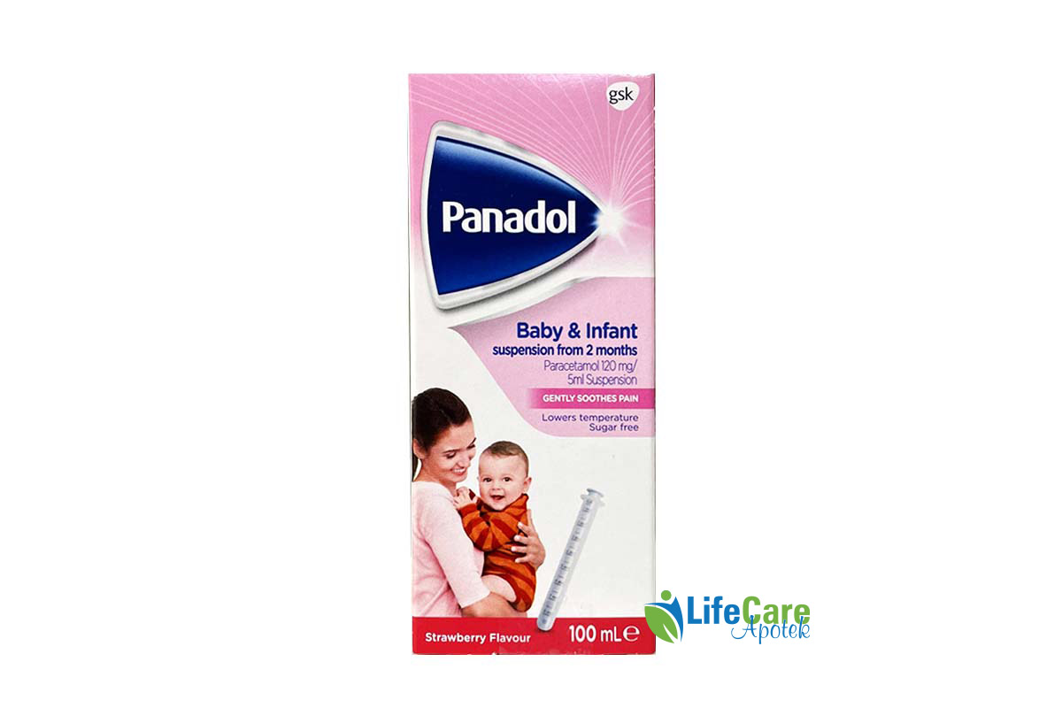 PANADOL BABY AND INFANT SYP 100 ML - Life Care Apotek