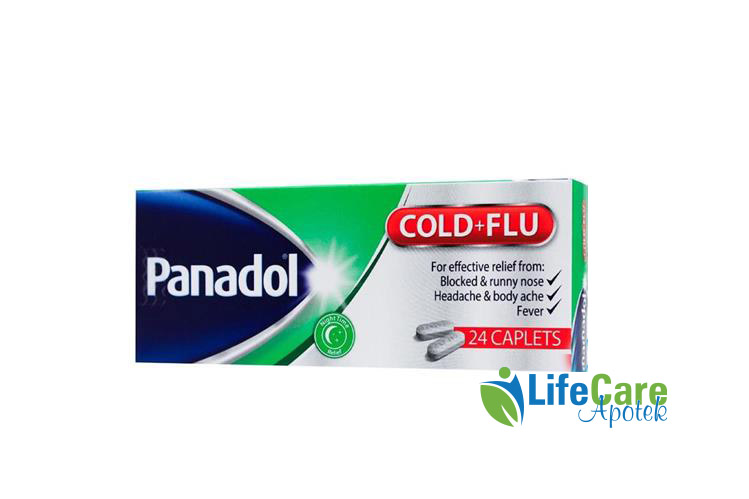 PANADOL COLD AND FLU NIGHT 24 CAPLETS - Life Care Apotek