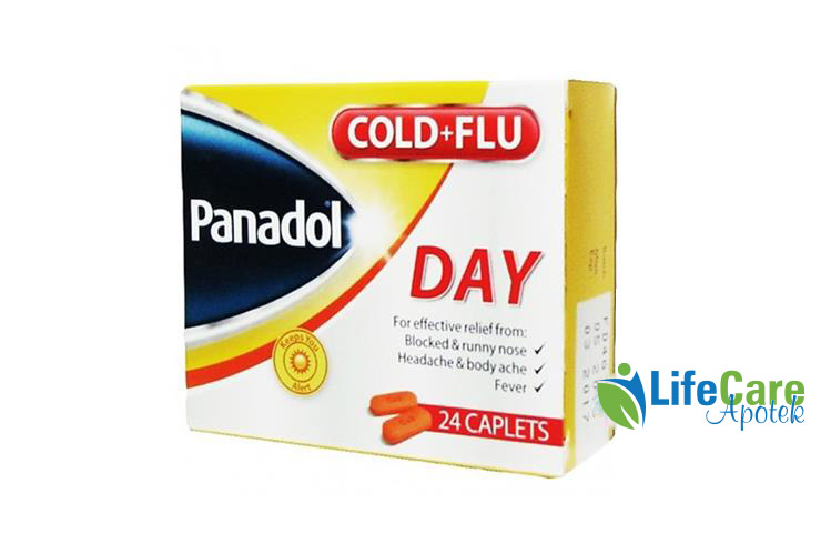 PANADOL DAY COLD AND FLU 24 CAPLETS - Life Care Apotek