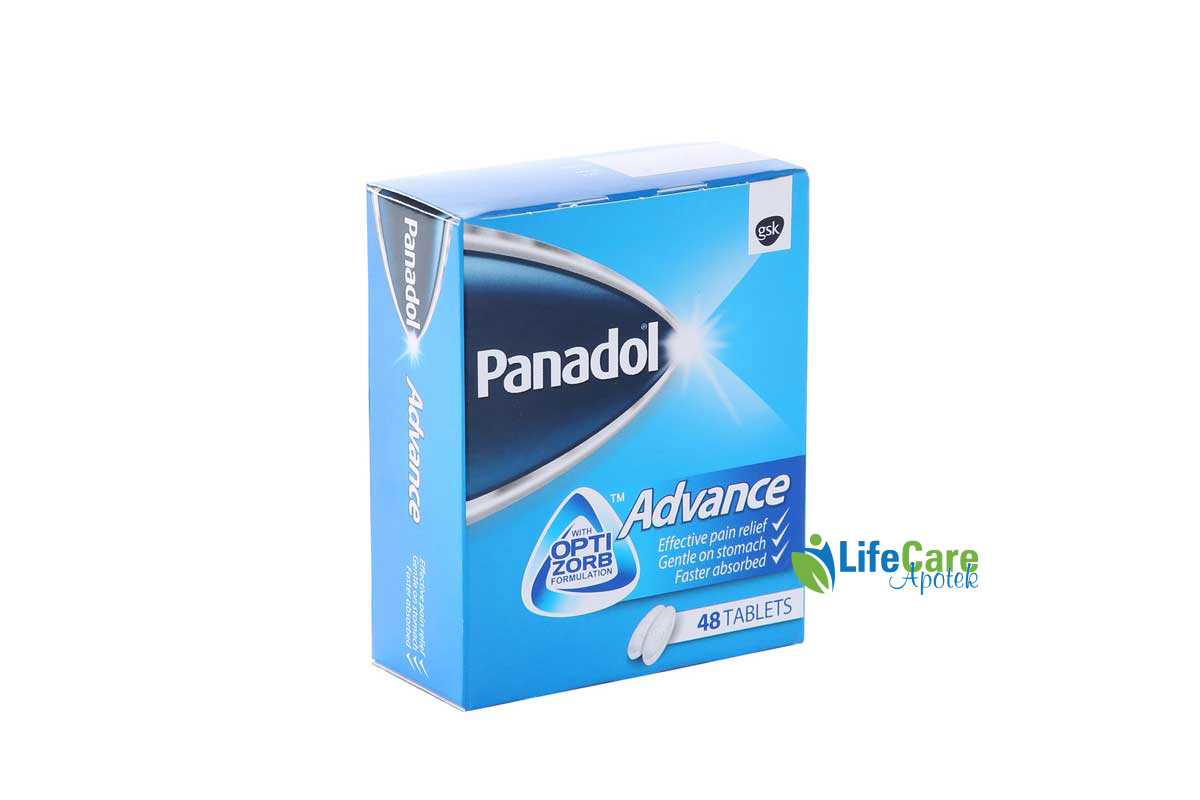 PANADOL ADVANCE 500 MG 48 TABLETS - Life Care Apotek