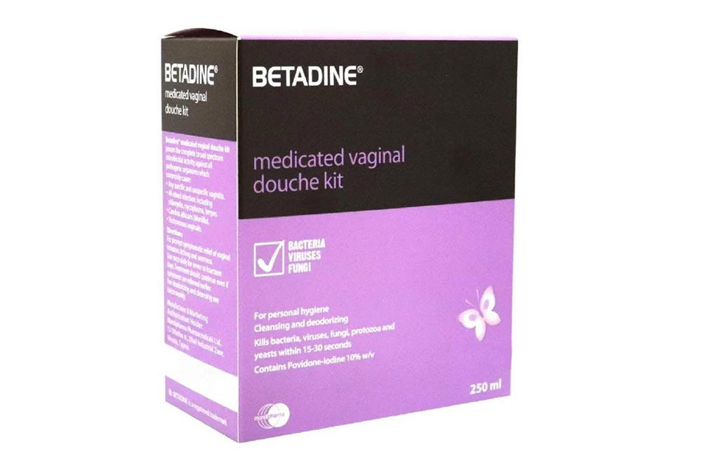 BETADINE VAGINAL DOUCHE KIT 250 ML - Life Care Apotek