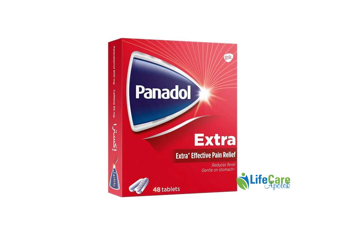 PANADOL EXTRA 48 TABLETS - Life Care Apotek