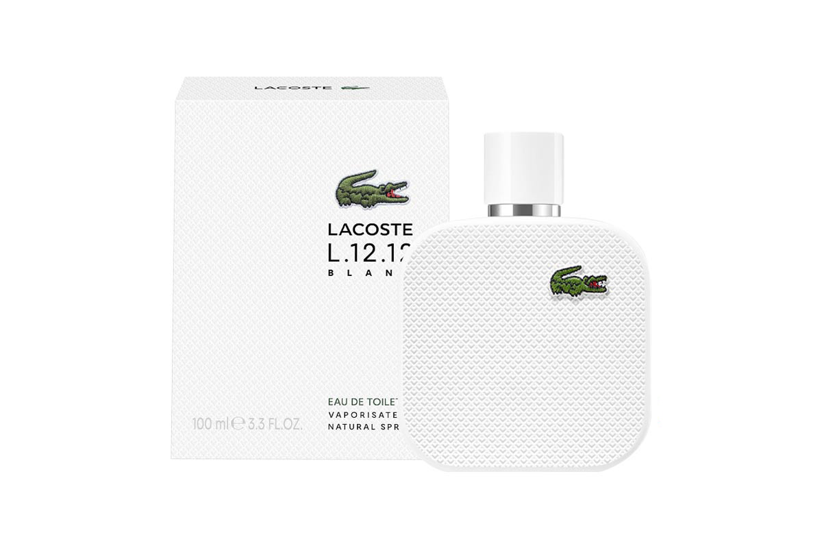 LACOSTE L.12.12 BLANC EAU DE TOILETTE SPRAY FOR MEN 100 ML - Life Care Apotek