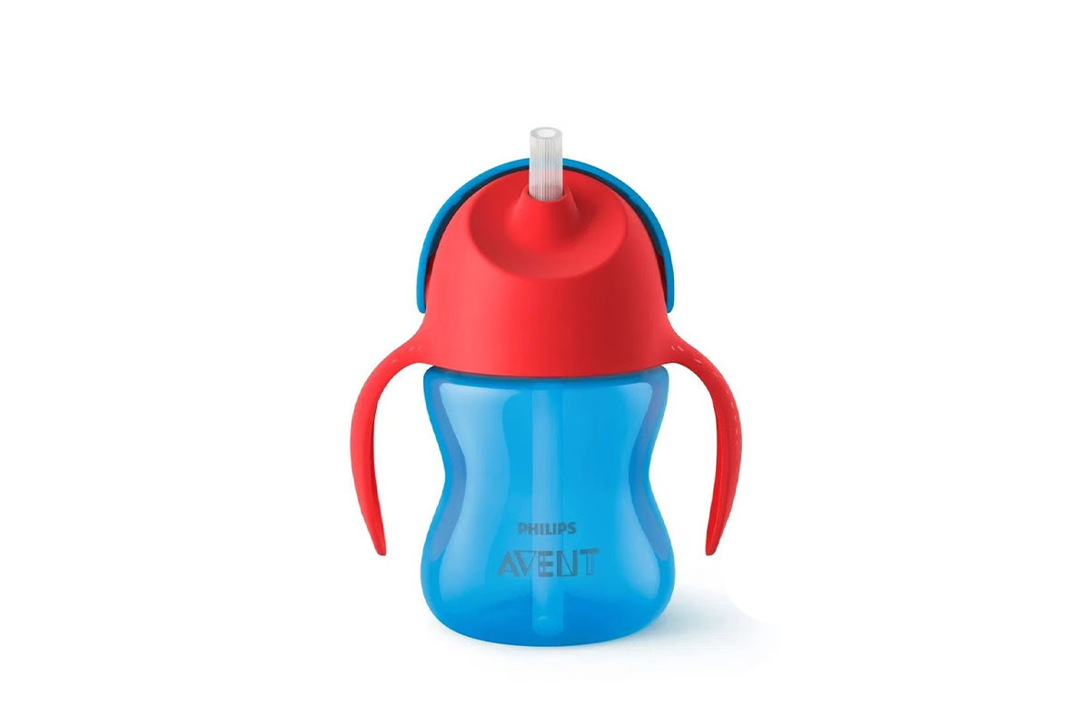 PHILIPS AVENT BENDY STRAW CUP BLUE 9 MONTHS PLUS 200 ML - Life Care Apotek