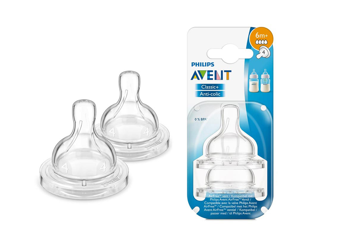 PHILIPS AVENT CLASSIC ANTI COLIC 2 FAST TEATS 6 MONTHS PLUS - Life Care Apotek