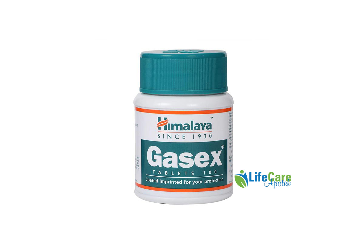 HIMALAYA GASEX 100 TABLETS - Life Care Apotek