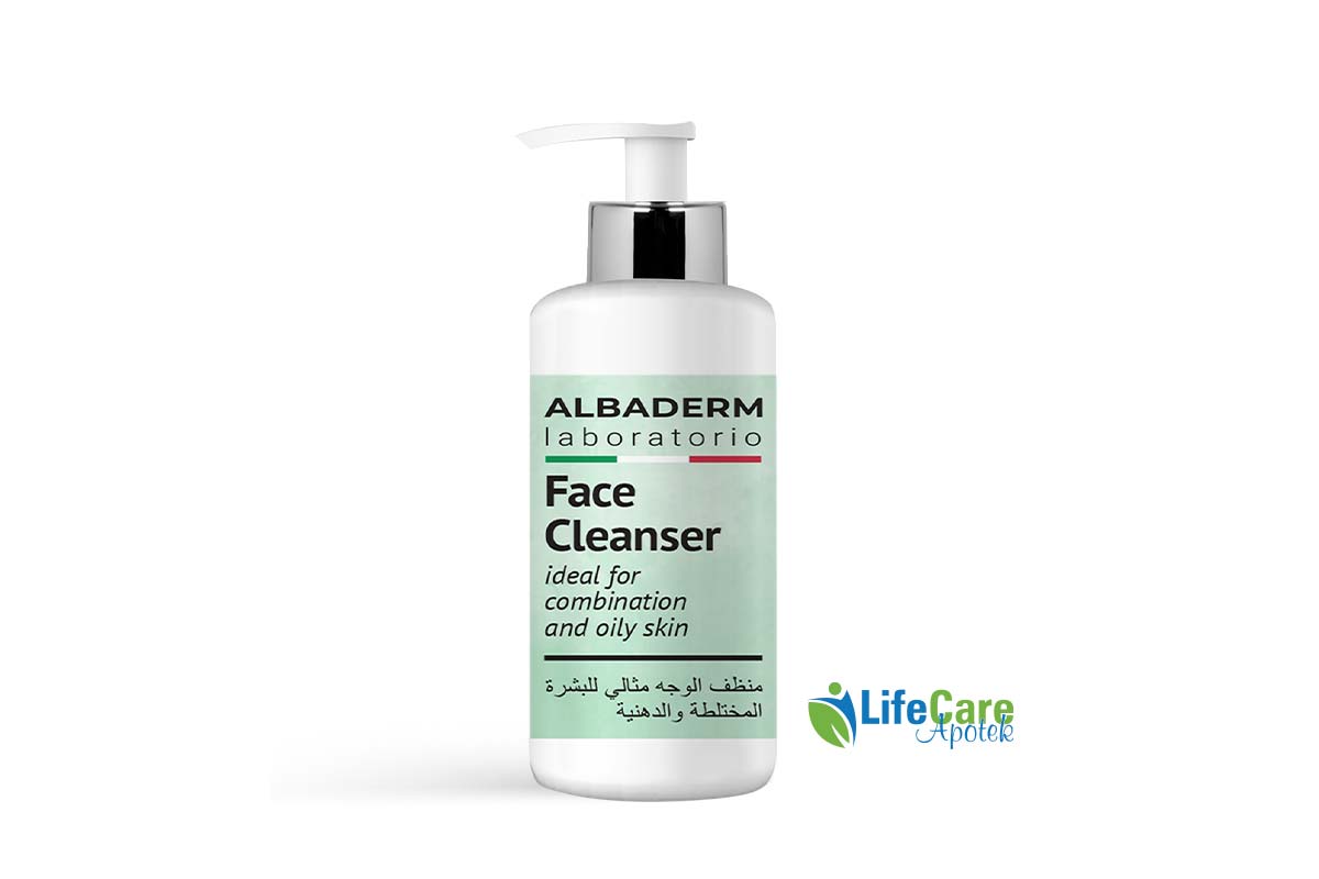 ALBADERM FACE CLEANSER GEL FOR COMBINATION AND OILY SKIN 150 ML - Life Care Apotek