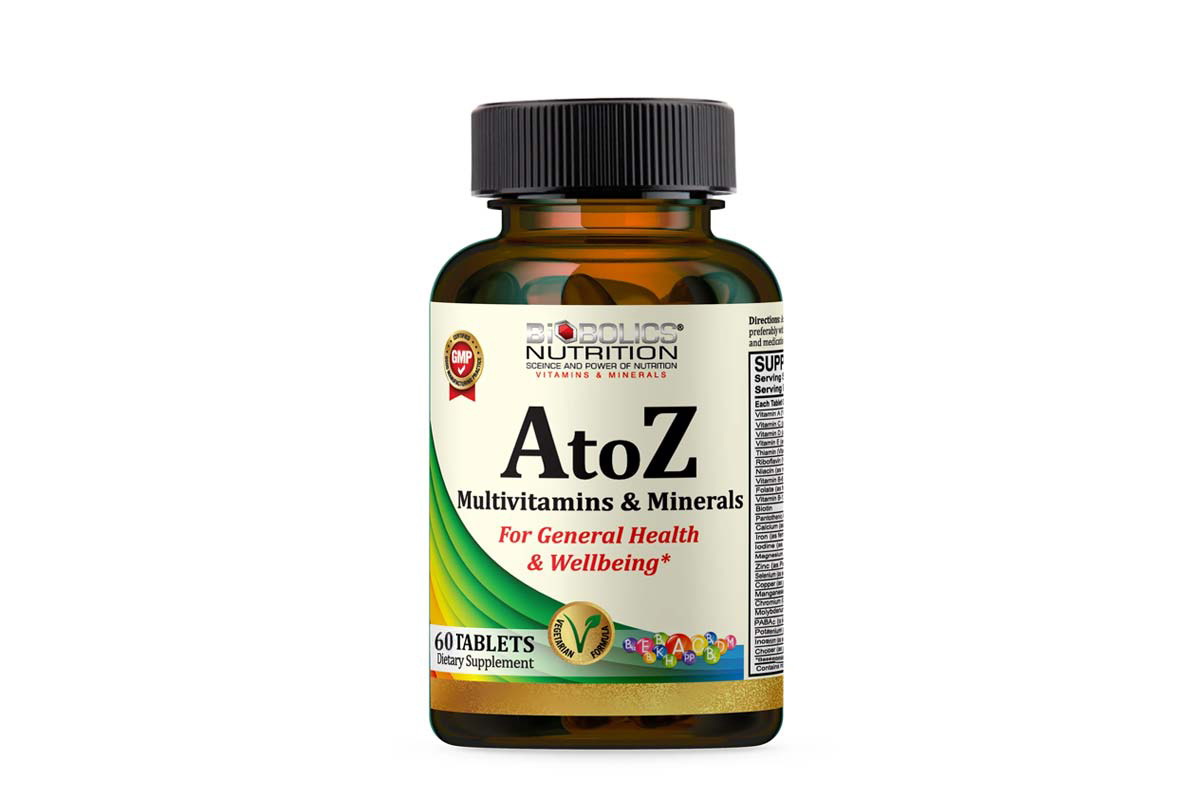 BIOBOLICS A TO Z MULTIVITAMIN AND MINERALS 60 TABLETS - Life Care Apotek