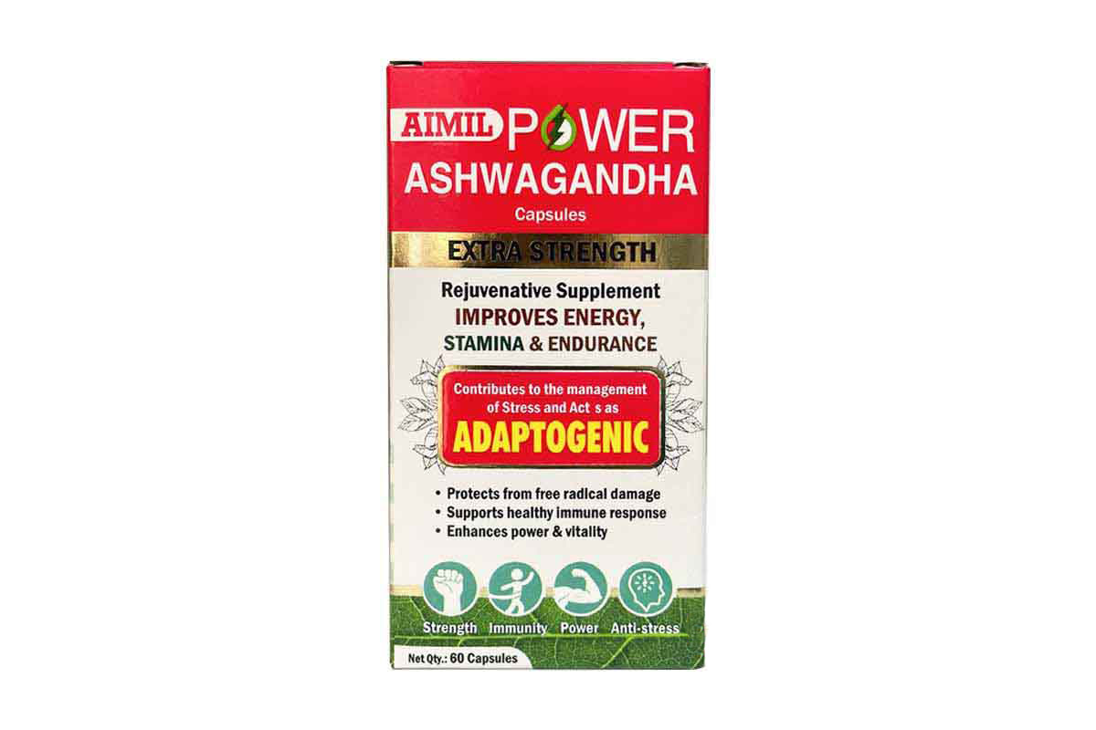 AIMIL ASHWAGANDHA 60 CAPSULES - Life Care Apotek