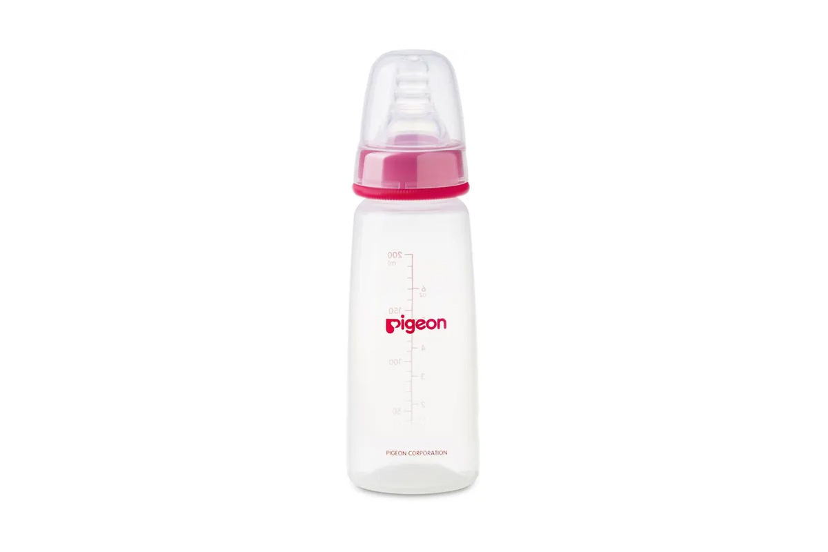 PIGEON FLEXIBLE PLASTIC BOTTLE 4 PLUS MONTHS 200 ML - Life Care Apotek