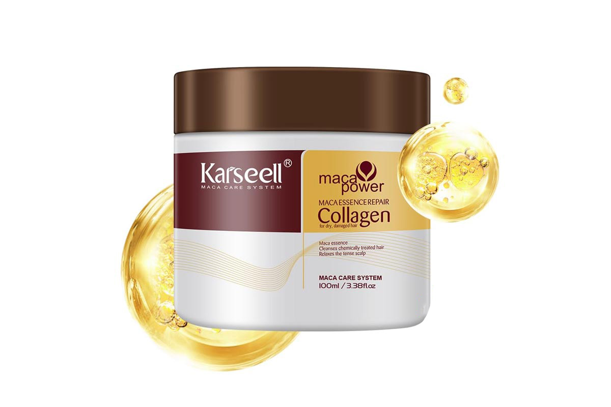 KARSEELL MACA POWER COLLAGEN FOR DRY DAMAGED HAIR MASK 100 ML - Life Care Apotek