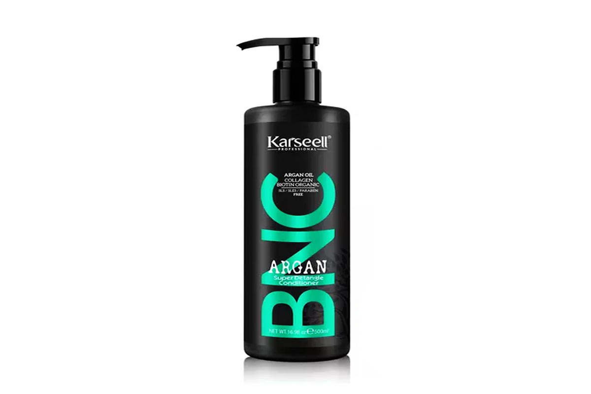 KARSEELL ARGAN OIL COLLAGEN BIOTIN ORGANIC SUPER DETANGLE CONDITIONER 500 ML - Life Care Apotek