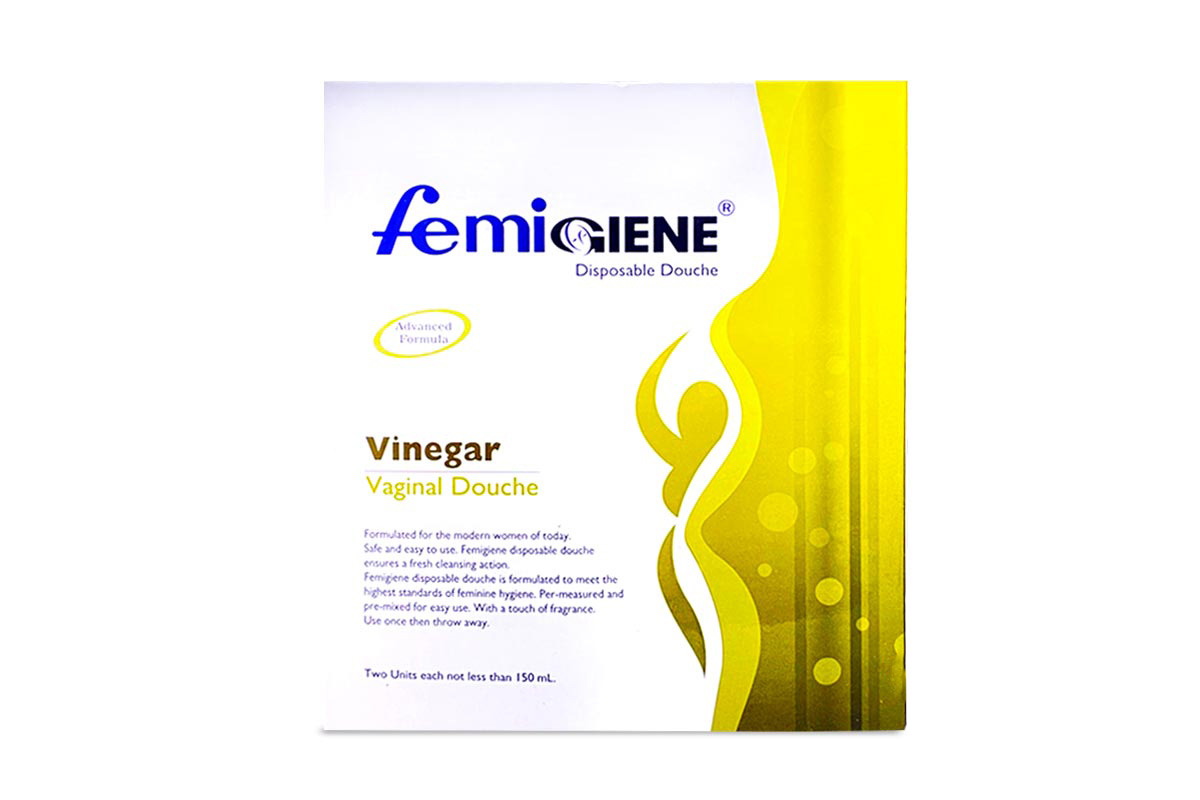 FEMIGIENE VINEGAR VAGINAL DOUCHE 2X150 ML - Life Care Apotek