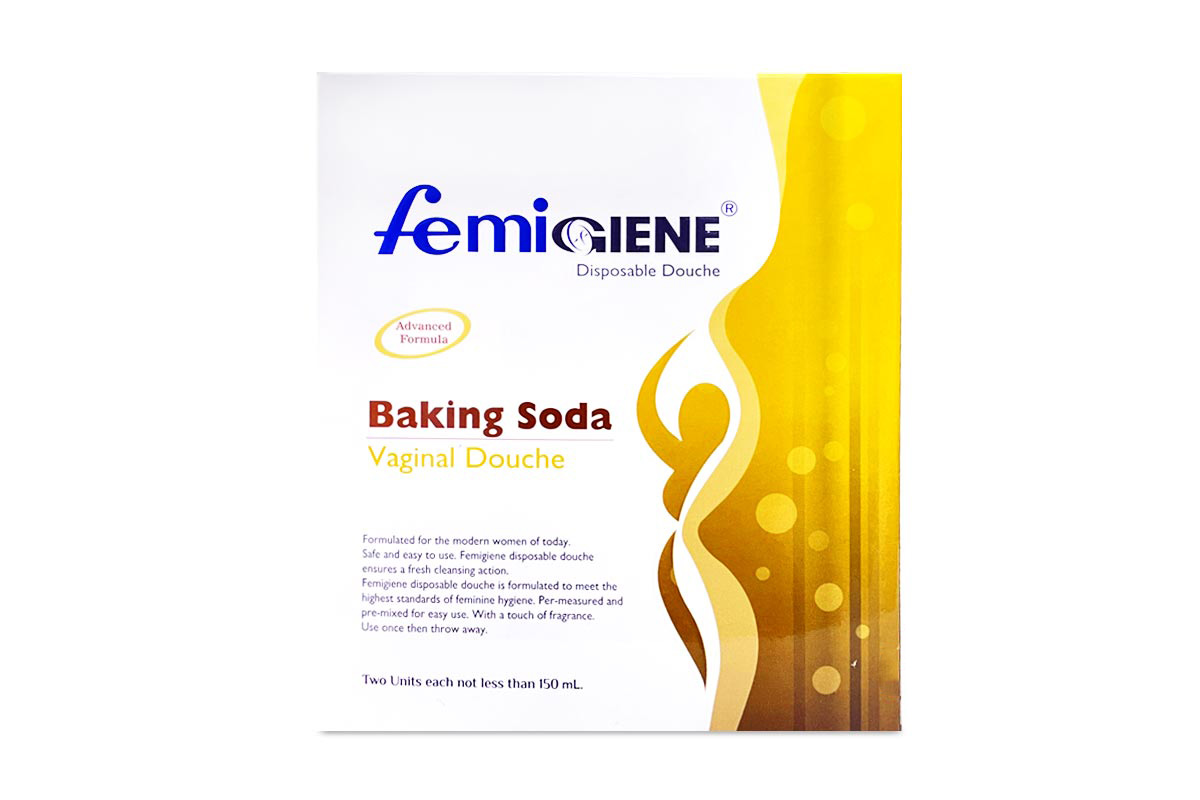 FEMIGIENE BAKING SODA VAGINAL DOUCHE 2X150 ML - Life Care Apotek