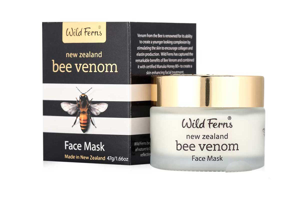 WILD FERNS BEE VENOM FACE MASK WITH MANUKA HONEY 47 GM - Life Care Apotek