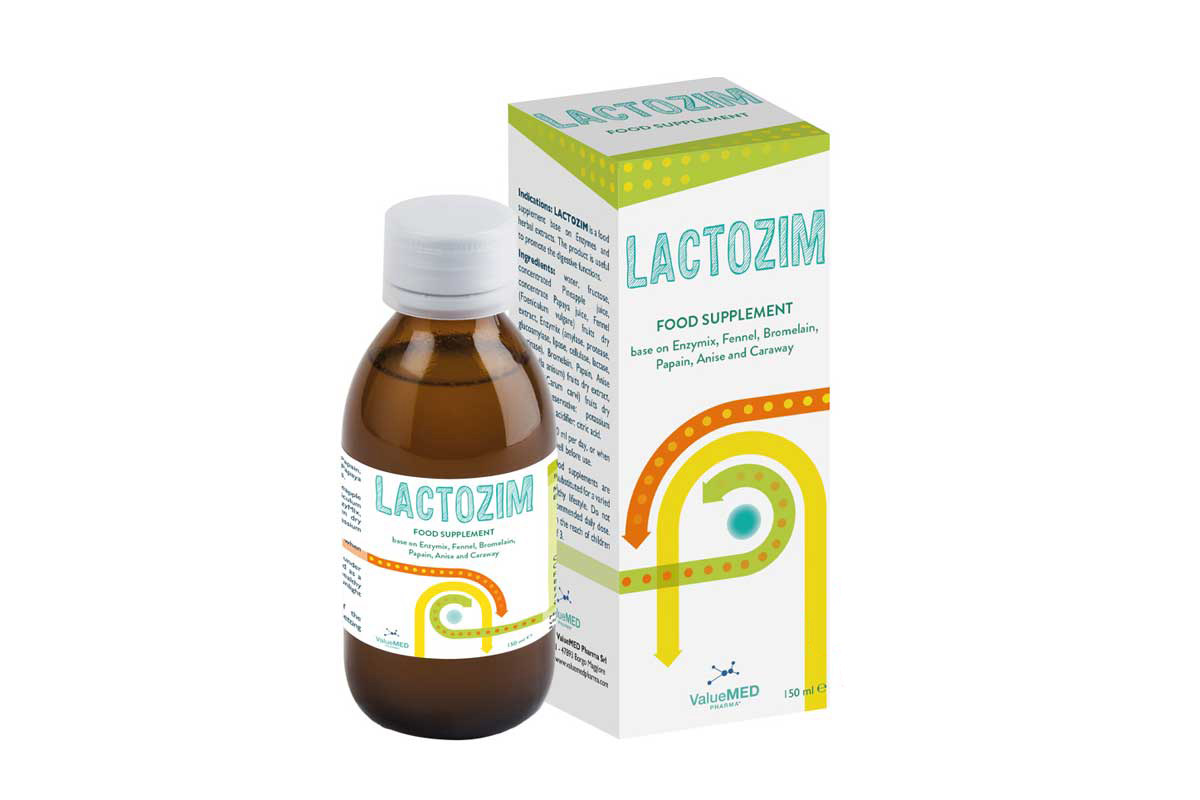 VALUEMED LACTOZIM FOOD SUPPLEMENT SYRUP 150 ML - Life Care Apotek