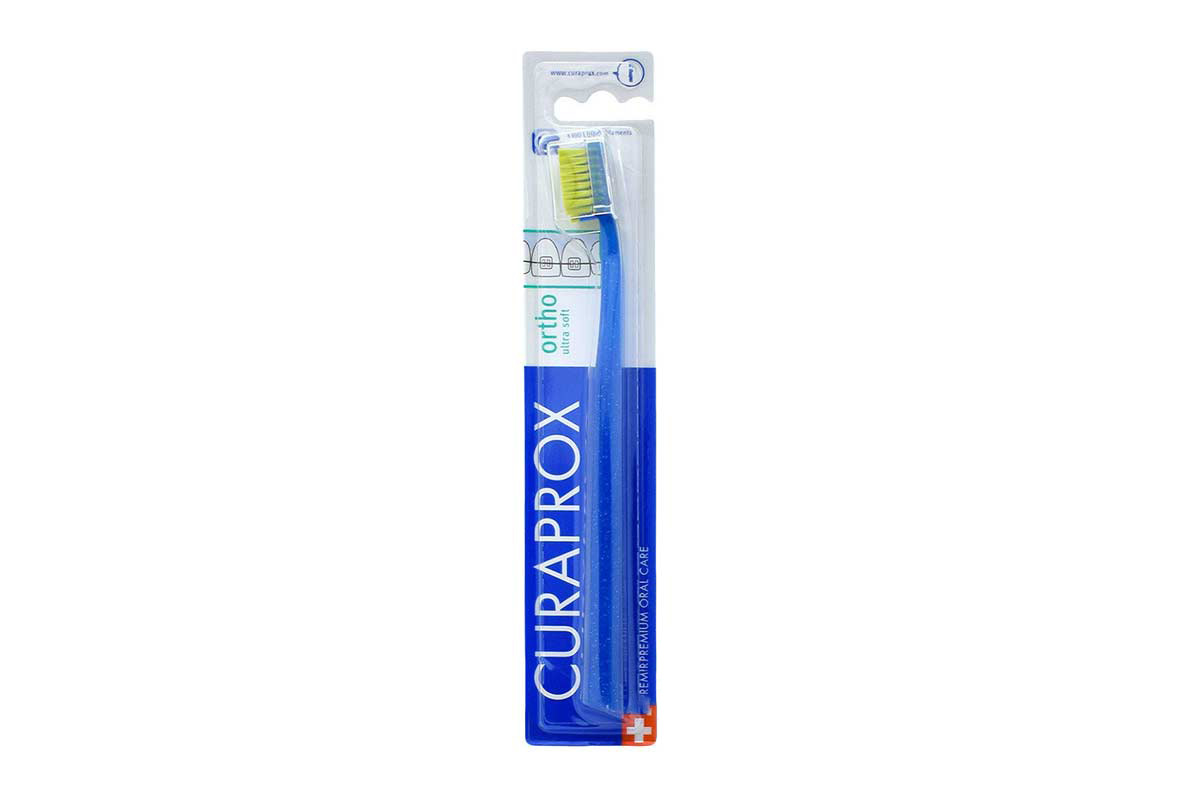 CURAPROX ORTHO ULTRA SOFT TOOTHBRUSH COLOR BLUE - Life Care Apotek