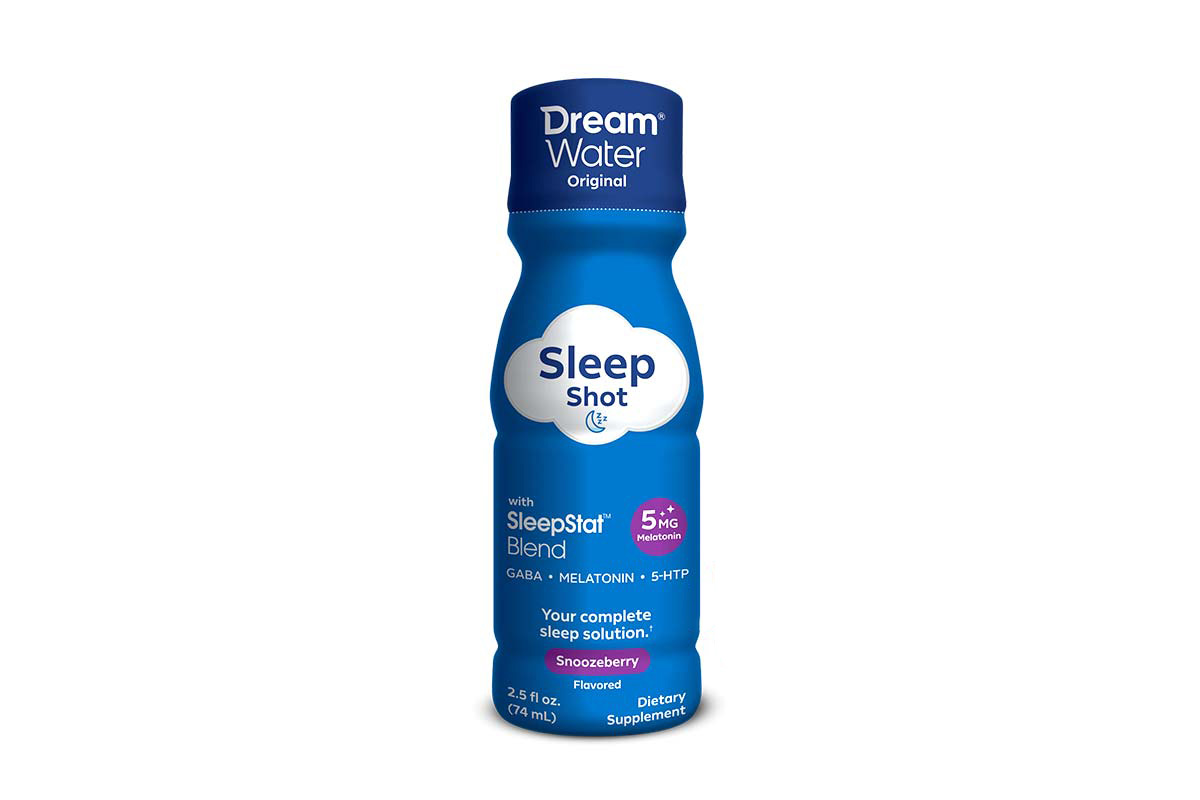 DREAM WATER SLEEP SHOT 5MG MELATONIN SNOOZEBERRY 74 ML - Life Care Apotek