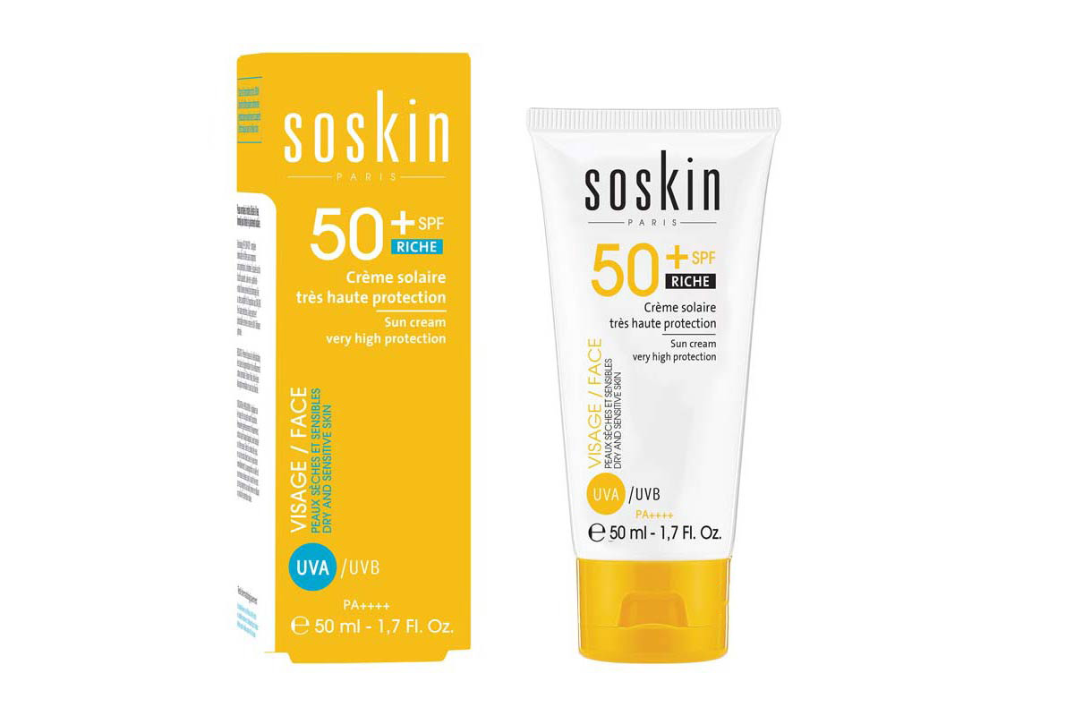 SOSKIN SUN CREAM SPF50 PLUS RICHE 50 ML - Life Care Apotek