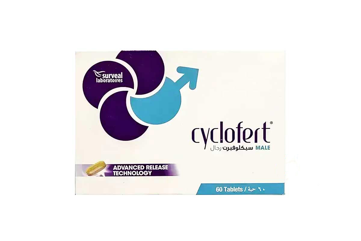 CYCLOFERT MALE 60 CAPSULES - Life Care Apotek