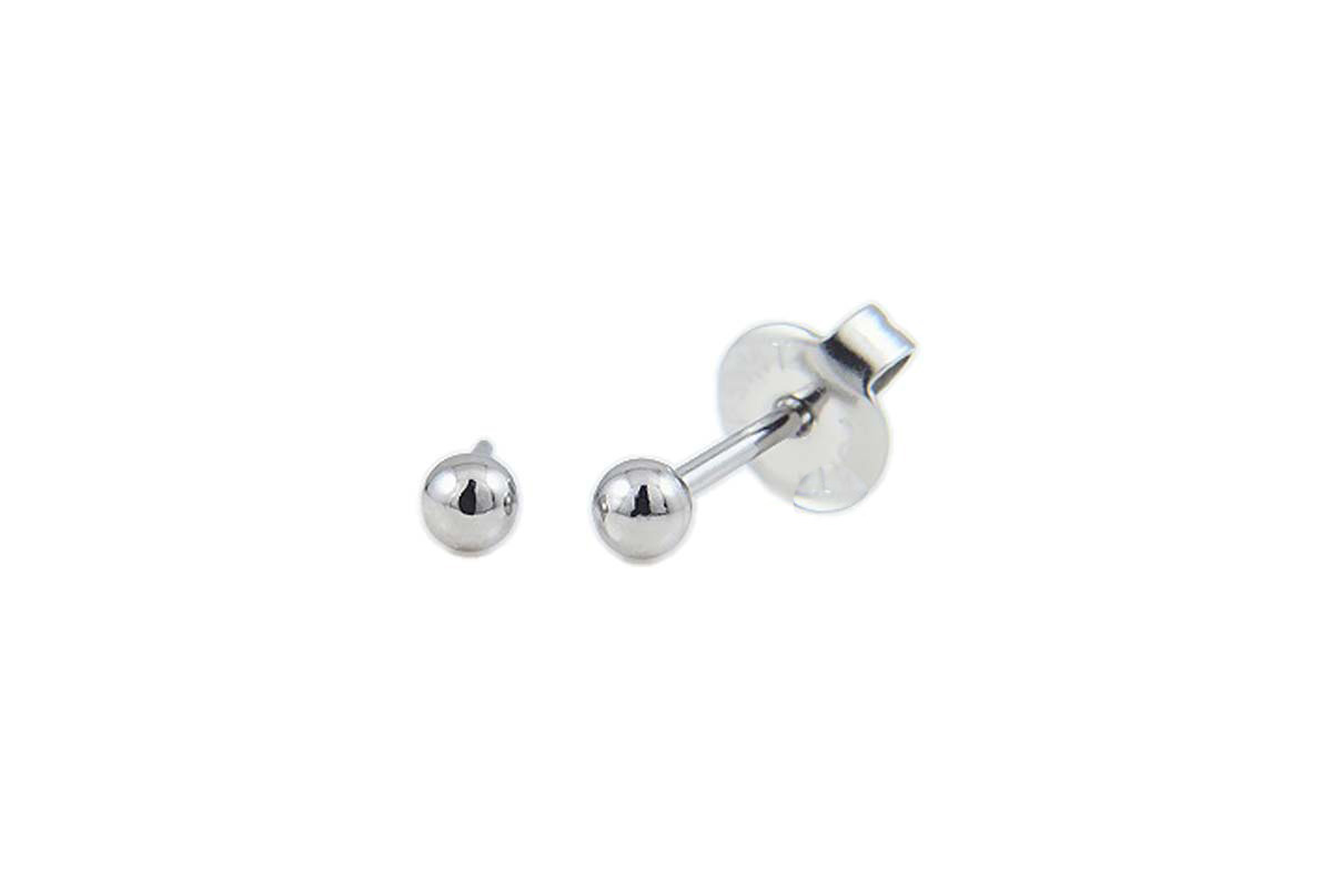 PRIMED EAR PIERCING 23-300 S/S 3MM BALL SILVER - Life Care Apotek