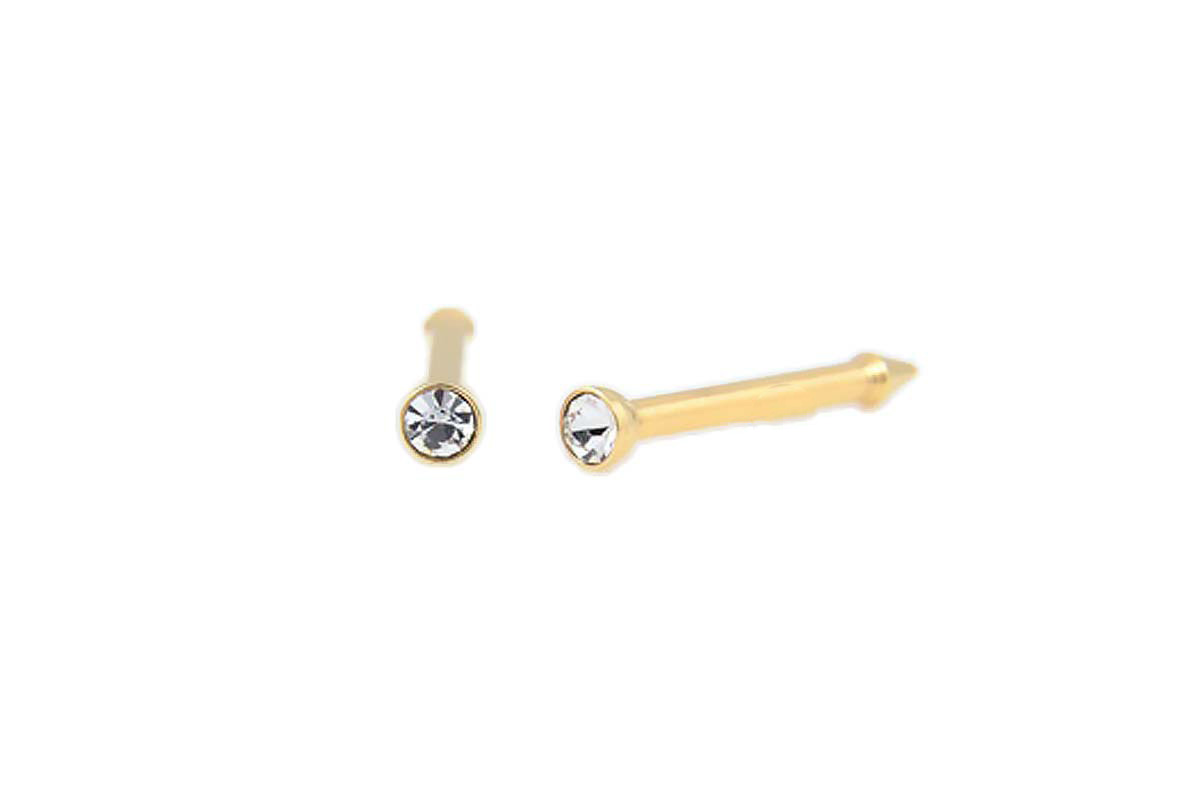 PRIMED NOSE PIERCING STAINLESS AND GOLD 18-204 - Life Care Apotek