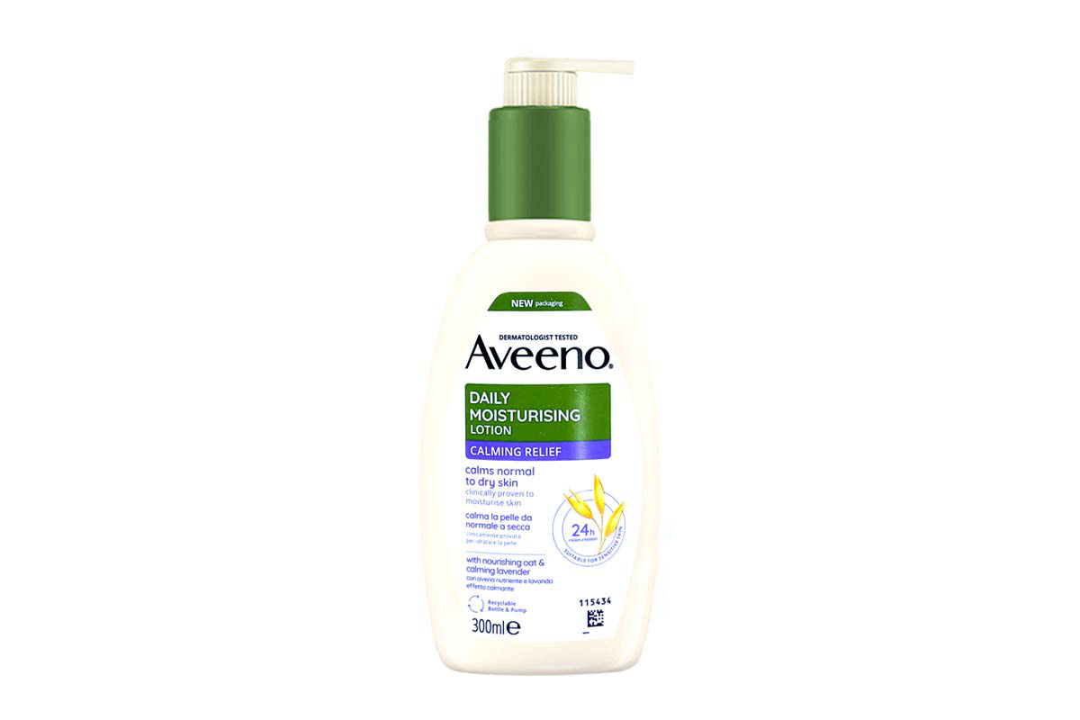 AVEENO DAILY MOISTURISING LOTION CALMING RELIEF 24H  300 ML - Life Care Apotek