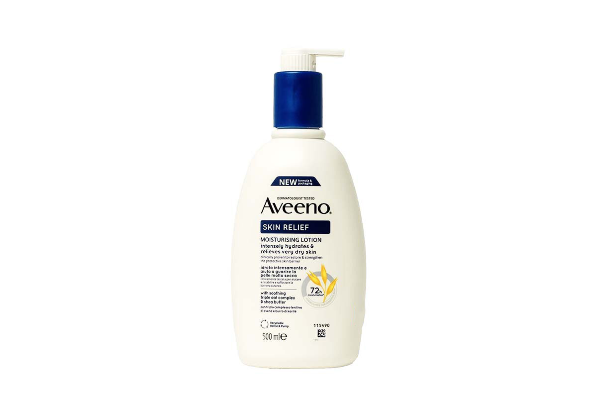 AVEENO SKIN RELIEF MOISTURISING LOTION SHEA BUTTER 72H 500 ML - Life Care Apotek