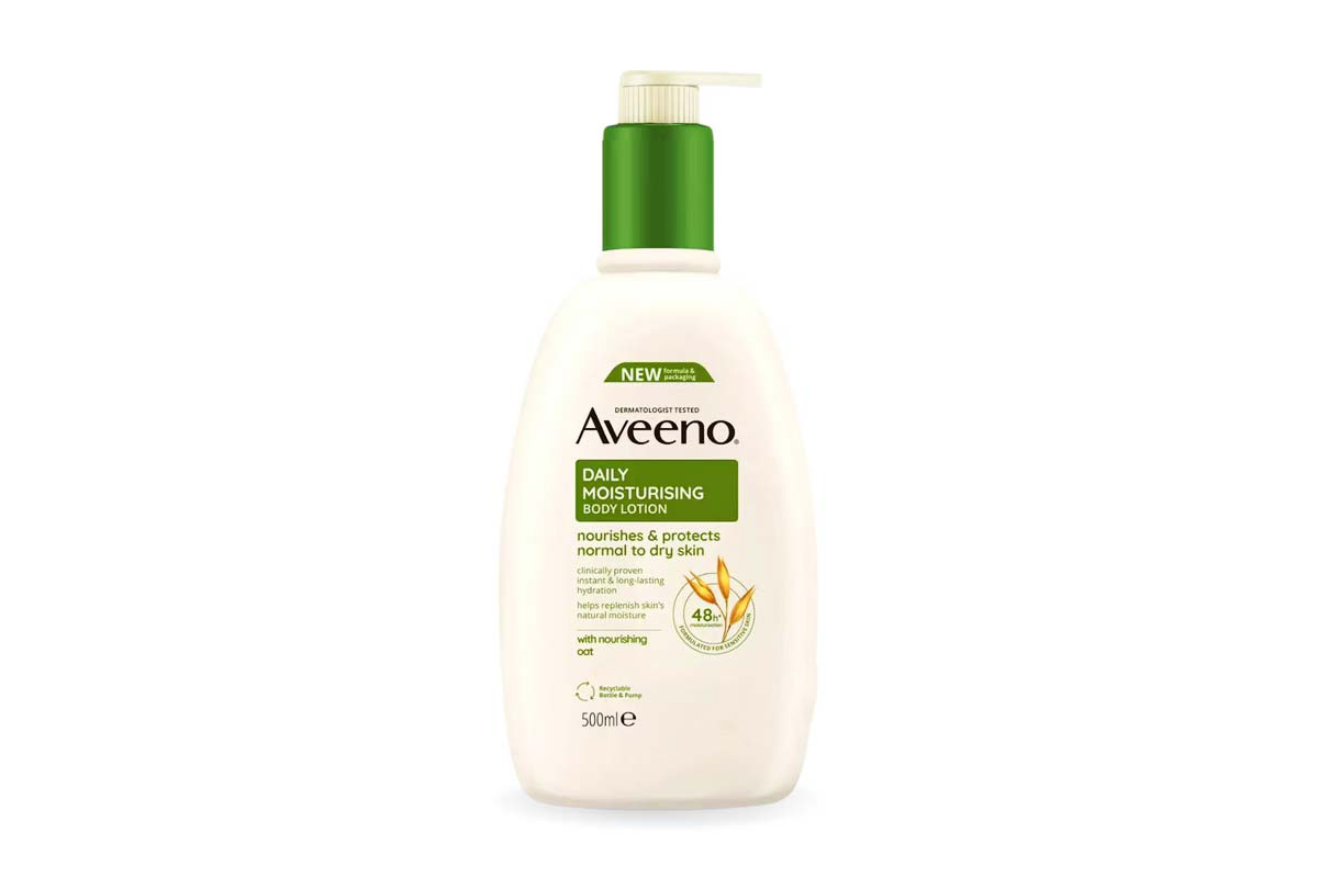 AVEENO DAILY MOISTURISING BODY LOTION NORMAL TO DRY SKIN 48H 500 ML - Life Care Apotek