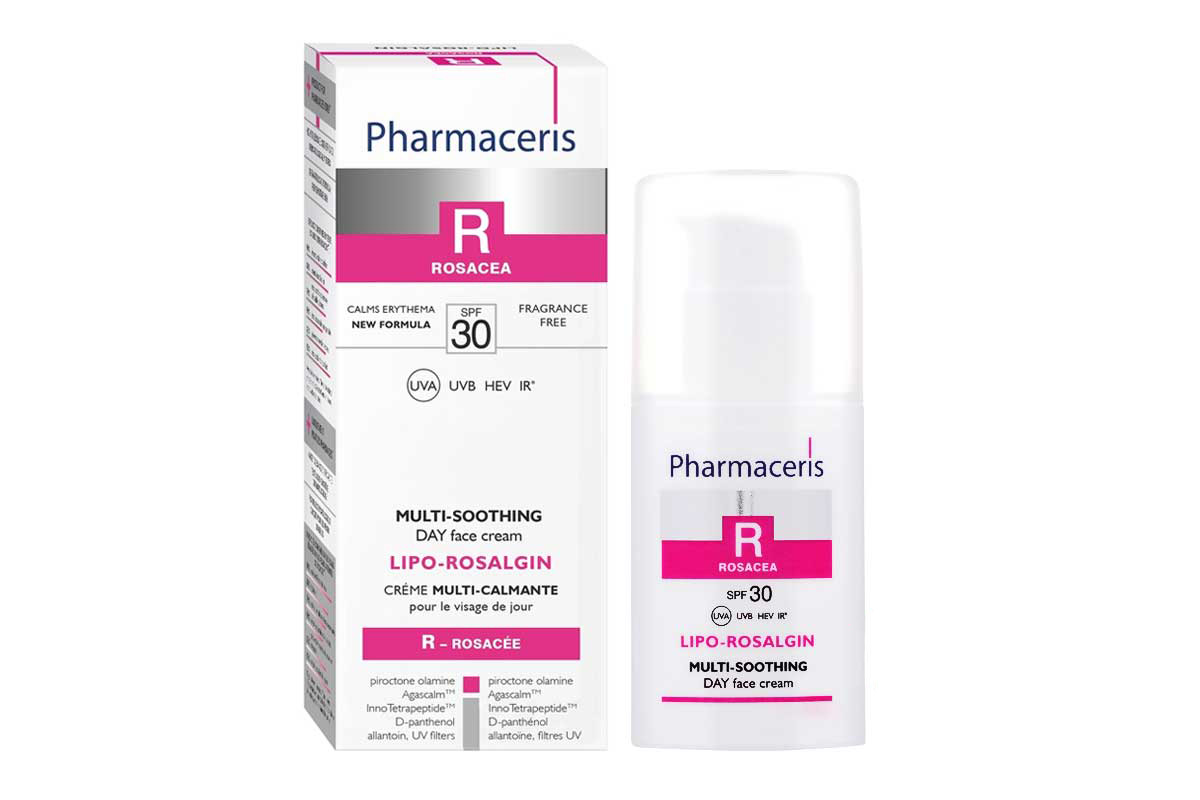 PHARMACERIS R ROSACEA LIPO ROSALGIN SPF30 MULTI SOOTHING DAY CREAM 30 ML - Life Care Apotek