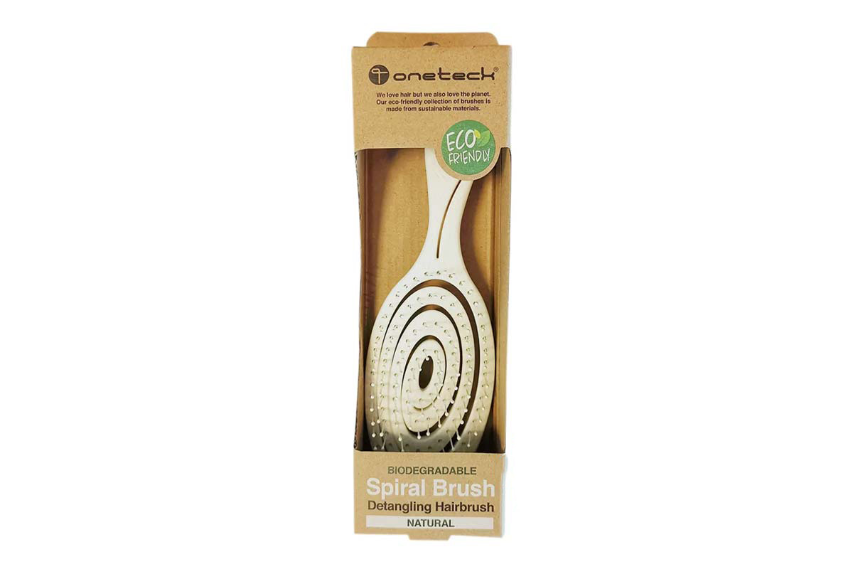 ONETECH BIODEGRADABLE SPIRAL BRUSH WHITE 5440-B4 - Life Care Apotek