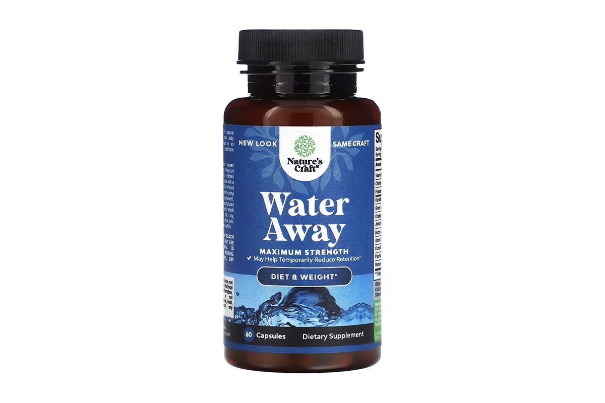 NATURES CRAFT WATER AWAY 60 CAPSULES - Life Care Apotek