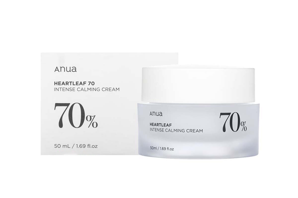 ANUA HEARTLEAF INTENSE CALMING CREAM 70% 50 ML - Life Care Apotek