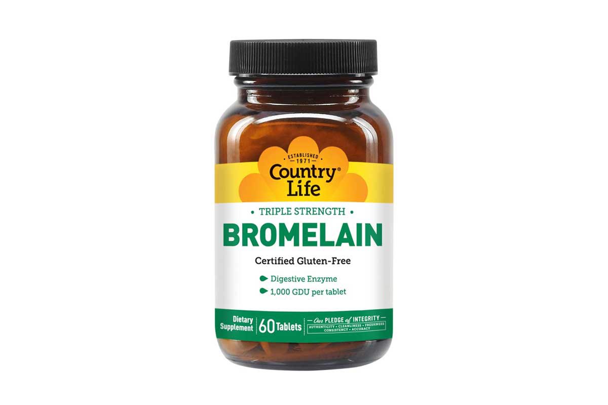 COUNTRY LIFE BROMELAIN 500MG 60 TABLETS - Life Care Apotek