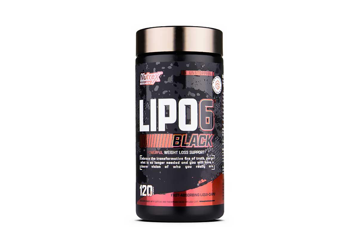 NUTREX RESEARCH LIPO 6 BLACK FAT BURNER 120 CAPSULES - Life Care Apotek