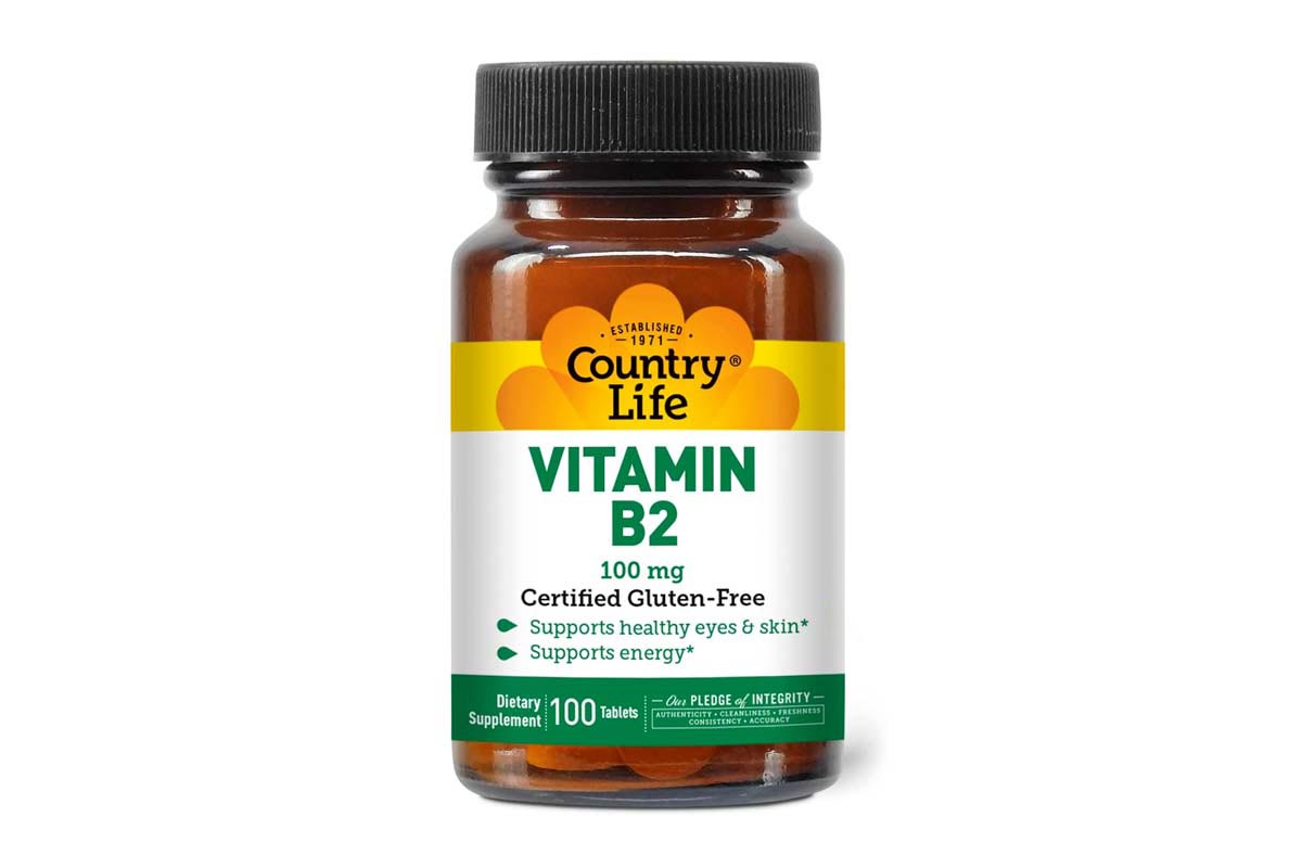 COUNTRY LIFE VITAMIN B2 100MG 100 TABLETS - Life Care Apotek