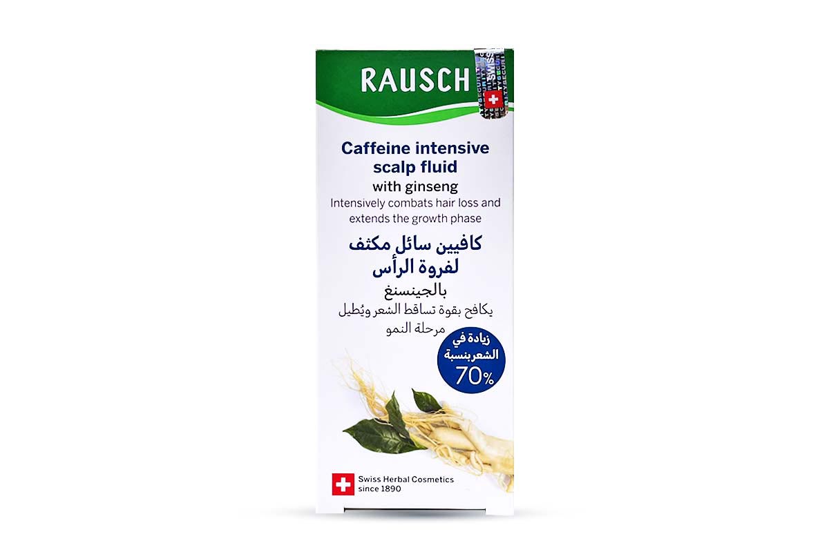 RAUSCH CAFFEINE INTENSIVE SCALP FLUID WITH GINSENG 30 ML - Life Care Apotek