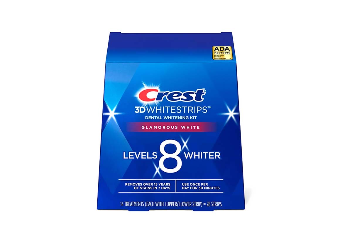 CREST 3D WHITESTRIPS DENTAL WHITENING KIT 28 STRIPS - Life Care Apotek