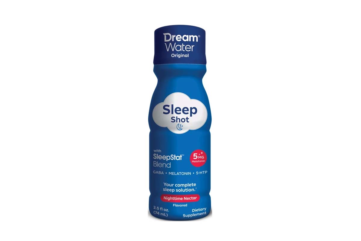 DREAM WATER SLEEP SHOT 5MG MELATONIN NIGHT TIME NECTAR 74 ML - Life Care Apotek