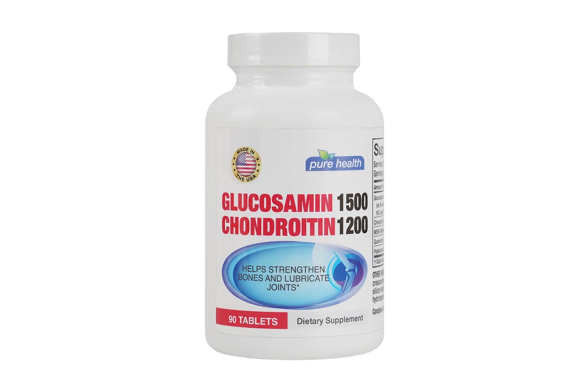 PURE HEALTH GLUCOSAMIN CHONDROITIN 90 TABLETS - Life Care Apotek