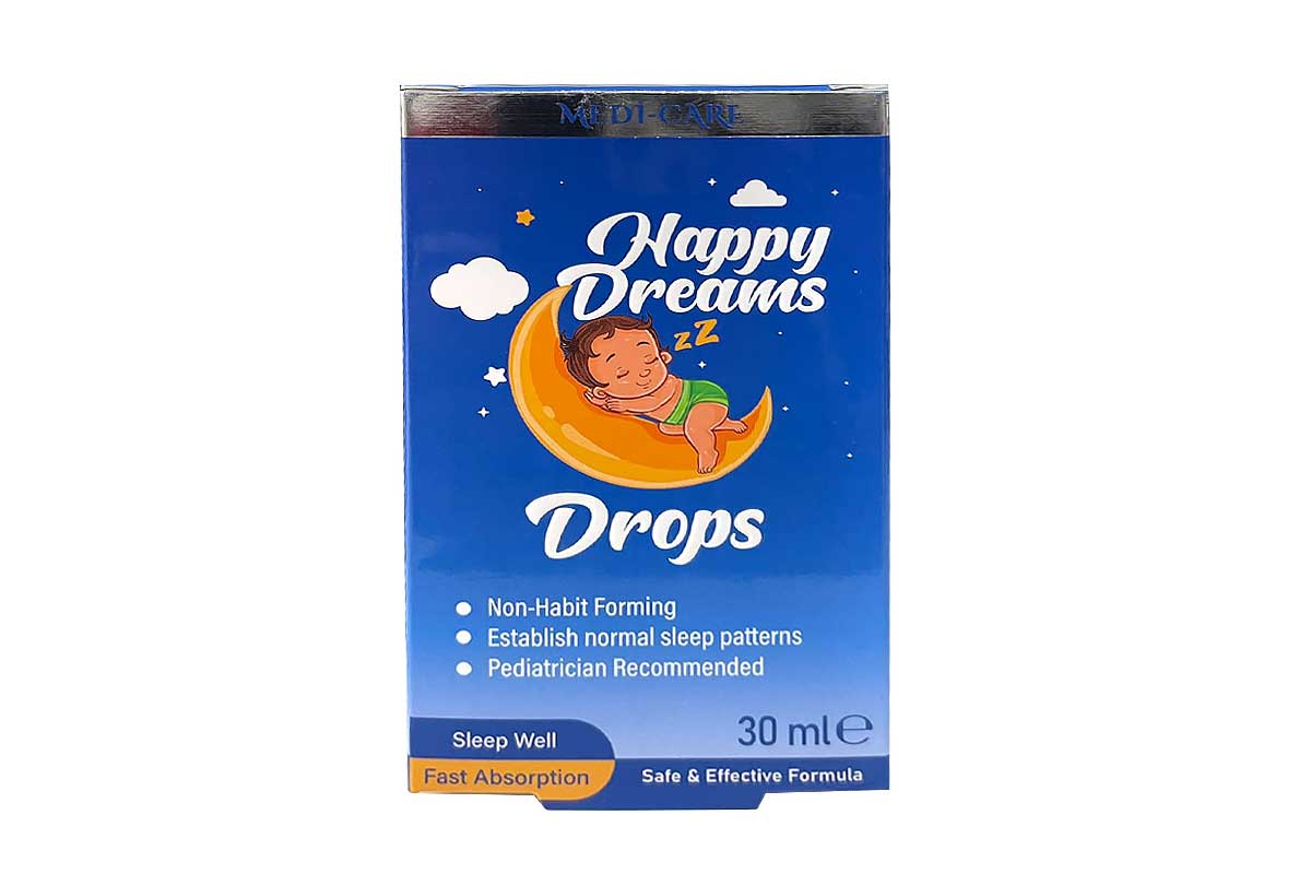 MEDI CARE HAPPY DREAMS DROPS 30 ML - Life Care Apotek