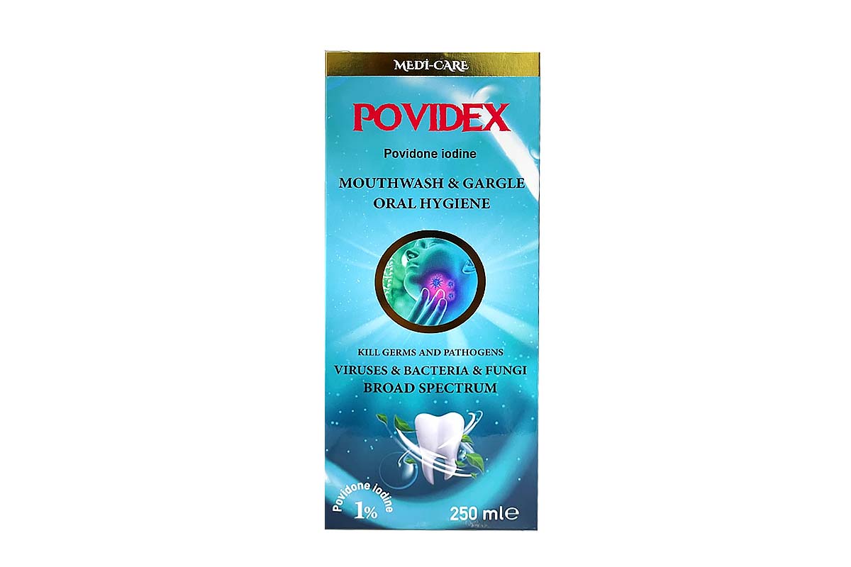 MEDI CARE POVIDEX MOUTHWASH AND GARGLE ORAL HYGIENE 250 ML - Life Care Apotek