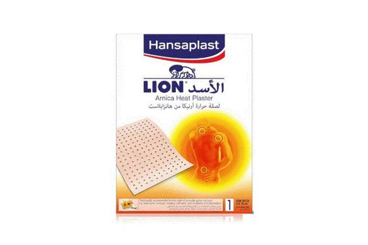 HANSAPLAST LION ARNICA HEAT PLASTER 12X18CM - Life Care Apotek