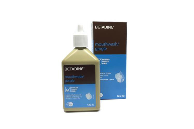 BETADINE MOUTHWASH GARGLE 125 ML - Life Care Apotek