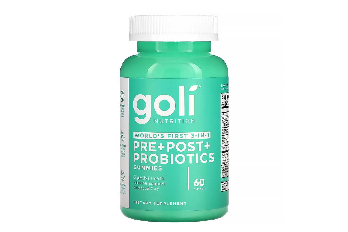 GOLI PRE PLUS POST PLUS PROBIOTICS GUMMIES 60 PIECES - Life Care Apotek